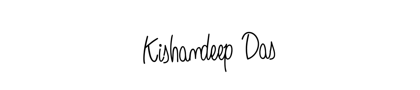 How to make Kishandeep Das signature? Angelique-Rose-font-FFP is a professional autograph style. Create handwritten signature for Kishandeep Das name. Kishandeep Das signature style 5 images and pictures png