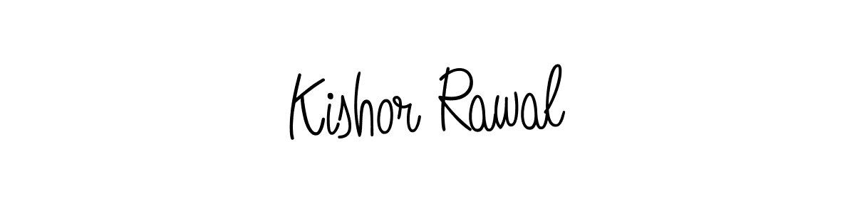 Also we have Kishor Rawal name is the best signature style. Create professional handwritten signature collection using Angelique-Rose-font-FFP autograph style. Kishor Rawal signature style 5 images and pictures png