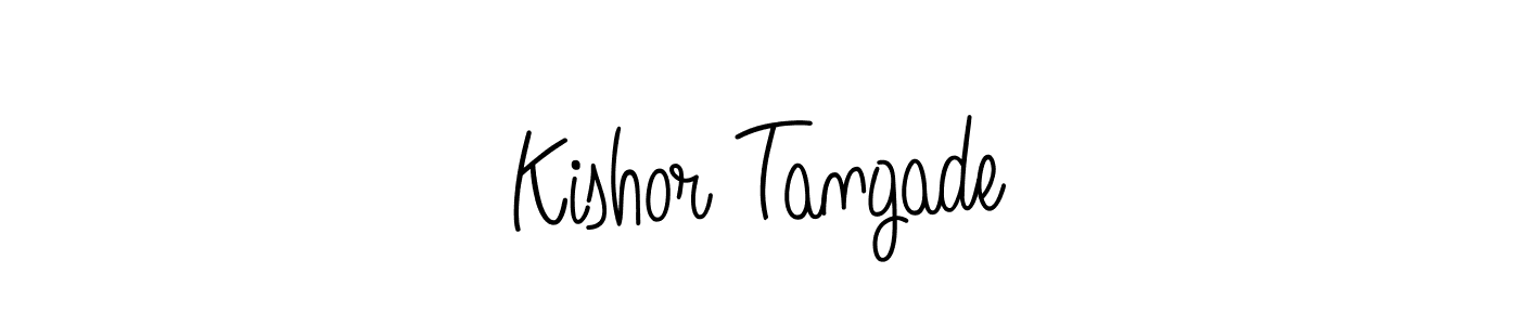This is the best signature style for the Kishor Tangade name. Also you like these signature font (Angelique-Rose-font-FFP). Mix name signature. Kishor Tangade signature style 5 images and pictures png