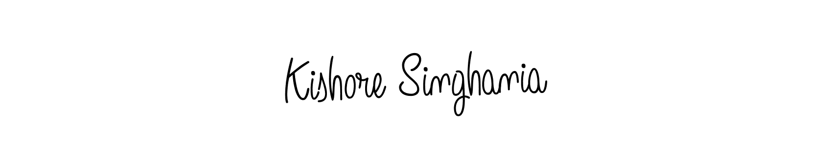 Once you've used our free online signature maker to create your best signature Angelique-Rose-font-FFP style, it's time to enjoy all of the benefits that Kishore Singhania name signing documents. Kishore Singhania signature style 5 images and pictures png