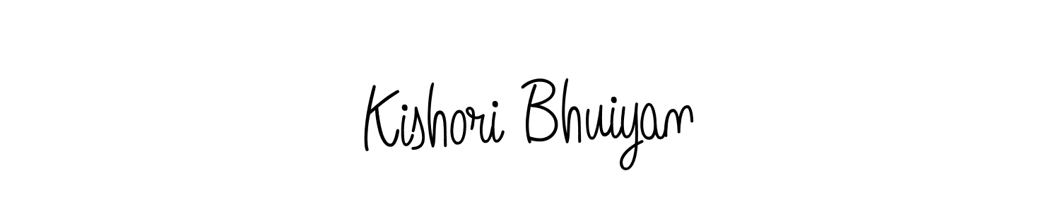 Angelique-Rose-font-FFP is a professional signature style that is perfect for those who want to add a touch of class to their signature. It is also a great choice for those who want to make their signature more unique. Get Kishori Bhuiyan name to fancy signature for free. Kishori Bhuiyan signature style 5 images and pictures png