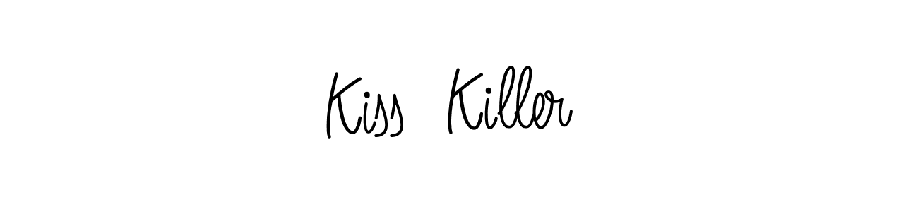 Make a beautiful signature design for name Kiss  Killer . With this signature (Angelique-Rose-font-FFP) style, you can create a handwritten signature for free. Kiss  Killer  signature style 5 images and pictures png