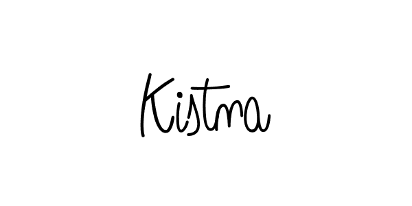 Create a beautiful signature design for name Kistna. With this signature (Angelique-Rose-font-FFP) fonts, you can make a handwritten signature for free. Kistna signature style 5 images and pictures png