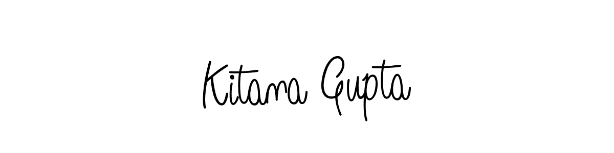 How to make Kitana Gupta signature? Angelique-Rose-font-FFP is a professional autograph style. Create handwritten signature for Kitana Gupta name. Kitana Gupta signature style 5 images and pictures png