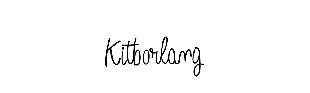 How to Draw Kitborlang signature style? Angelique-Rose-font-FFP is a latest design signature styles for name Kitborlang. Kitborlang signature style 5 images and pictures png