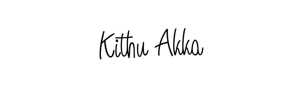 The best way (Angelique-Rose-font-FFP) to make a short signature is to pick only two or three words in your name. The name Kithu Akka include a total of six letters. For converting this name. Kithu Akka signature style 5 images and pictures png