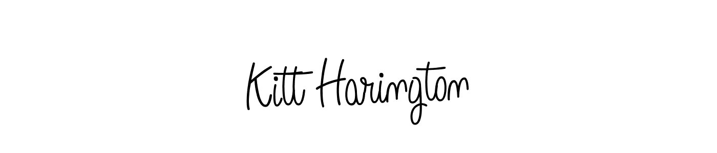 Best and Professional Signature Style for Kitt Harington. Angelique-Rose-font-FFP Best Signature Style Collection. Kitt Harington signature style 5 images and pictures png