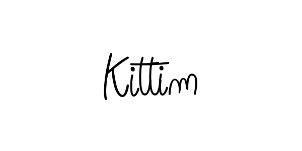 Design your own signature with our free online signature maker. With this signature software, you can create a handwritten (Angelique-Rose-font-FFP) signature for name Kittim. Kittim signature style 5 images and pictures png