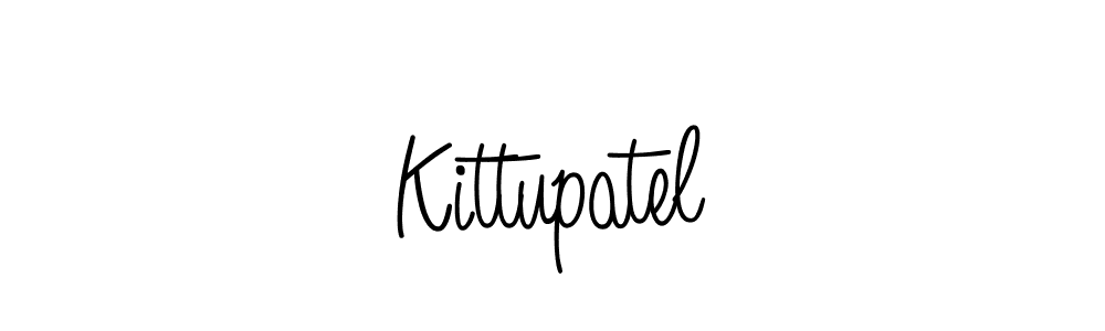 Use a signature maker to create a handwritten signature online. With this signature software, you can design (Angelique-Rose-font-FFP) your own signature for name Kittupatel. Kittupatel signature style 5 images and pictures png