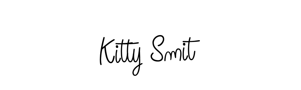 Kitty Smit stylish signature style. Best Handwritten Sign (Angelique-Rose-font-FFP) for my name. Handwritten Signature Collection Ideas for my name Kitty Smit. Kitty Smit signature style 5 images and pictures png