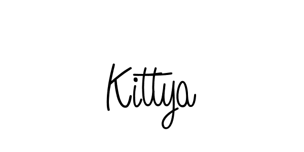 Create a beautiful signature design for name Kittya. With this signature (Angelique-Rose-font-FFP) fonts, you can make a handwritten signature for free. Kittya signature style 5 images and pictures png