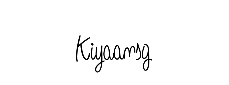 Design your own signature with our free online signature maker. With this signature software, you can create a handwritten (Angelique-Rose-font-FFP) signature for name Kiyaansg. Kiyaansg signature style 5 images and pictures png