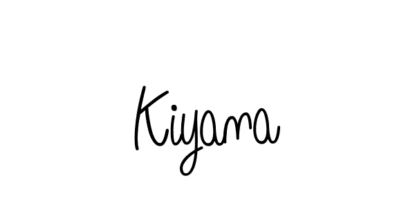 Make a beautiful signature design for name Kiyana. With this signature (Angelique-Rose-font-FFP) style, you can create a handwritten signature for free. Kiyana signature style 5 images and pictures png