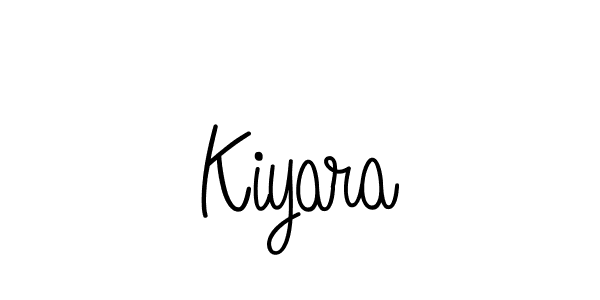 Make a beautiful signature design for name Kiyara. With this signature (Angelique-Rose-font-FFP) style, you can create a handwritten signature for free. Kiyara signature style 5 images and pictures png