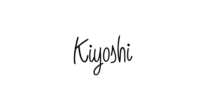 The best way (Angelique-Rose-font-FFP) to make a short signature is to pick only two or three words in your name. The name Kiyoshi include a total of six letters. For converting this name. Kiyoshi signature style 5 images and pictures png