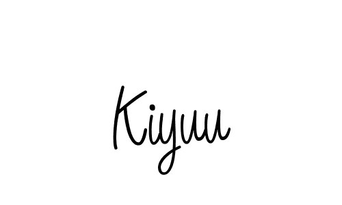 Best and Professional Signature Style for Kiyuu. Angelique-Rose-font-FFP Best Signature Style Collection. Kiyuu signature style 5 images and pictures png