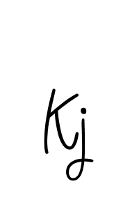 Create a beautiful signature design for name Kj. With this signature (Angelique-Rose-font-FFP) fonts, you can make a handwritten signature for free. Kj signature style 5 images and pictures png