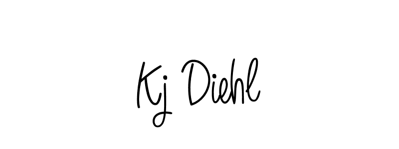 Best and Professional Signature Style for Kj Diehl. Angelique-Rose-font-FFP Best Signature Style Collection. Kj Diehl signature style 5 images and pictures png