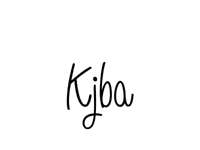 How to Draw Kjba signature style? Angelique-Rose-font-FFP is a latest design signature styles for name Kjba. Kjba signature style 5 images and pictures png