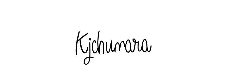 The best way (Angelique-Rose-font-FFP) to make a short signature is to pick only two or three words in your name. The name Kjchunara include a total of six letters. For converting this name. Kjchunara signature style 5 images and pictures png