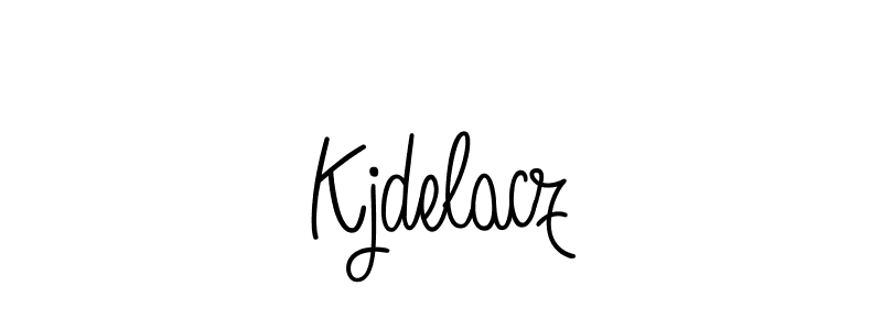 Best and Professional Signature Style for Kjdelacz. Angelique-Rose-font-FFP Best Signature Style Collection. Kjdelacz signature style 5 images and pictures png