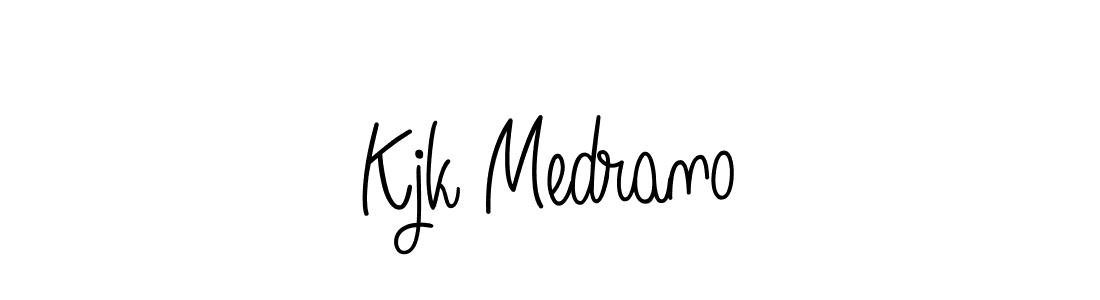 Create a beautiful signature design for name Kjk Medrano. With this signature (Angelique-Rose-font-FFP) fonts, you can make a handwritten signature for free. Kjk Medrano signature style 5 images and pictures png