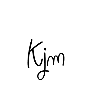 How to Draw Kjm signature style? Angelique-Rose-font-FFP is a latest design signature styles for name Kjm. Kjm signature style 5 images and pictures png