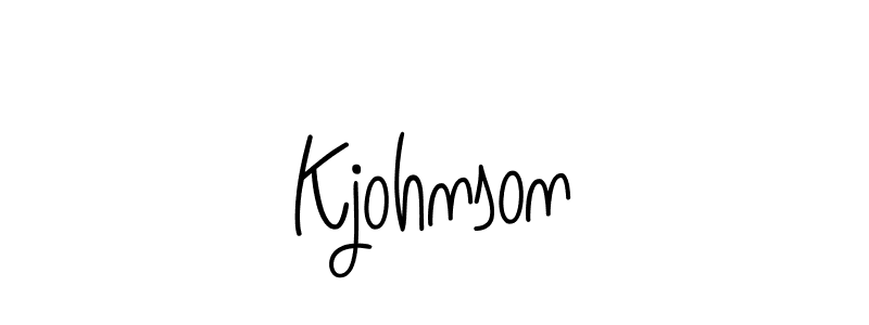 Design your own signature with our free online signature maker. With this signature software, you can create a handwritten (Angelique-Rose-font-FFP) signature for name Kjohnson. Kjohnson signature style 5 images and pictures png