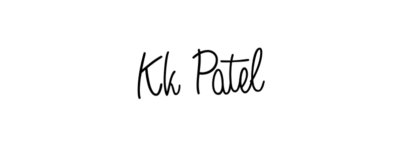 if you are searching for the best signature style for your name Kk Patel. so please give up your signature search. here we have designed multiple signature styles  using Angelique-Rose-font-FFP. Kk Patel signature style 5 images and pictures png