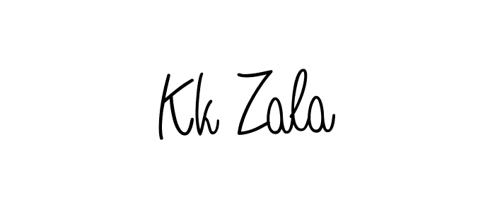 This is the best signature style for the Kk Zala name. Also you like these signature font (Angelique-Rose-font-FFP). Mix name signature. Kk Zala signature style 5 images and pictures png