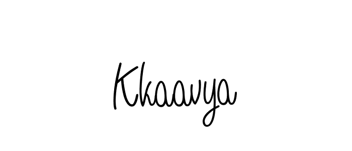 Also we have Kkaavya name is the best signature style. Create professional handwritten signature collection using Angelique-Rose-font-FFP autograph style. Kkaavya signature style 5 images and pictures png