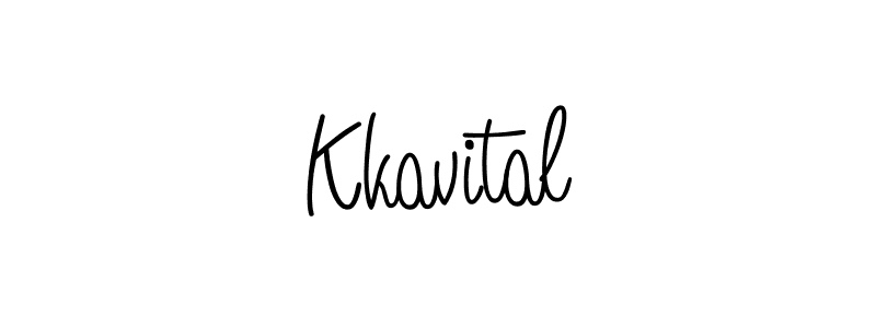 How to make Kkavital signature? Angelique-Rose-font-FFP is a professional autograph style. Create handwritten signature for Kkavital name. Kkavital signature style 5 images and pictures png