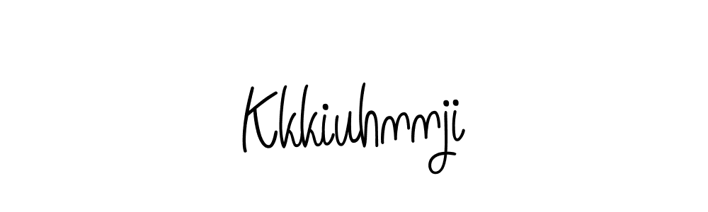 You can use this online signature creator to create a handwritten signature for the name Kkkiuhnnji. This is the best online autograph maker. Kkkiuhnnji signature style 5 images and pictures png