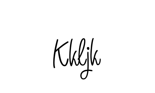 You should practise on your own different ways (Angelique-Rose-font-FFP) to write your name (Kkljk) in signature. don't let someone else do it for you. Kkljk signature style 5 images and pictures png