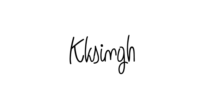 Create a beautiful signature design for name Kksingh. With this signature (Angelique-Rose-font-FFP) fonts, you can make a handwritten signature for free. Kksingh signature style 5 images and pictures png