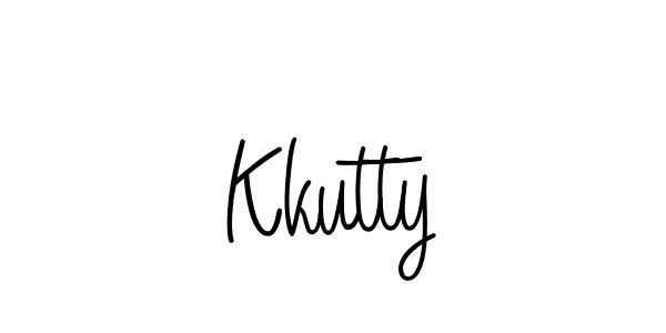 You should practise on your own different ways (Angelique-Rose-font-FFP) to write your name (Kkutty) in signature. don't let someone else do it for you. Kkutty signature style 5 images and pictures png