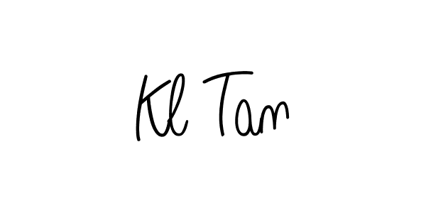 The best way (Angelique-Rose-font-FFP) to make a short signature is to pick only two or three words in your name. The name Kl Tan include a total of six letters. For converting this name. Kl Tan signature style 5 images and pictures png