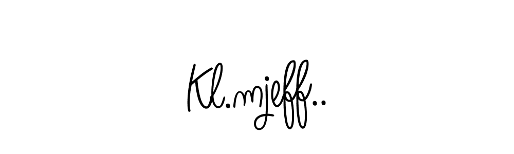 Similarly Angelique-Rose-font-FFP is the best handwritten signature design. Signature creator online .You can use it as an online autograph creator for name Kl.mjeff... Kl.mjeff.. signature style 5 images and pictures png