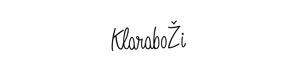 Best and Professional Signature Style for KlaraboŽiĆ. Angelique-Rose-font-FFP Best Signature Style Collection. KlaraboŽiĆ signature style 5 images and pictures png