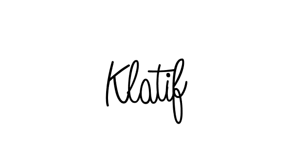 Here are the top 10 professional signature styles for the name Klatif. These are the best autograph styles you can use for your name. Klatif signature style 5 images and pictures png