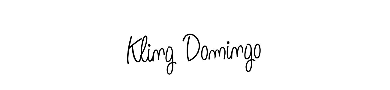 if you are searching for the best signature style for your name Kling Domingo. so please give up your signature search. here we have designed multiple signature styles  using Angelique-Rose-font-FFP. Kling Domingo signature style 5 images and pictures png