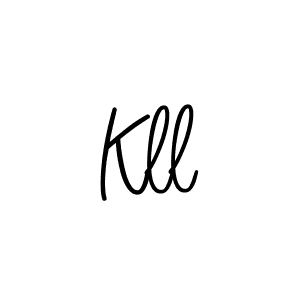 How to Draw Kll signature style? Angelique-Rose-font-FFP is a latest design signature styles for name Kll. Kll signature style 5 images and pictures png