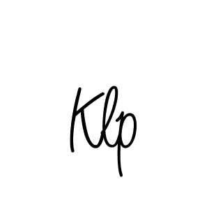 The best way (Angelique-Rose-font-FFP) to make a short signature is to pick only two or three words in your name. The name Klp include a total of six letters. For converting this name. Klp signature style 5 images and pictures png