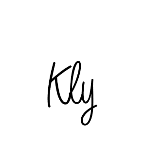 Also we have Kly name is the best signature style. Create professional handwritten signature collection using Angelique-Rose-font-FFP autograph style. Kly signature style 5 images and pictures png