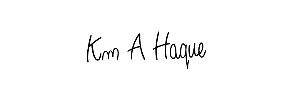 Make a beautiful signature design for name Km A Haque. Use this online signature maker to create a handwritten signature for free. Km A Haque signature style 5 images and pictures png