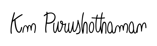 Once you've used our free online signature maker to create your best signature Angelique-Rose-font-FFP style, it's time to enjoy signing your documents with Km Purushothaman name. Km Purushothaman signature style 5 images and pictures png