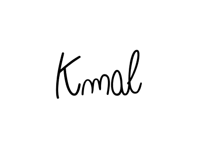 How to make Kmal signature? Angelique-Rose-font-FFP is a professional autograph style. Create handwritten signature for Kmal name. Kmal signature style 5 images and pictures png