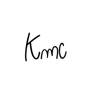How to make Kmc name signature. Use Angelique-Rose-font-FFP style for creating short signs online. This is the latest handwritten sign. Kmc signature style 5 images and pictures png