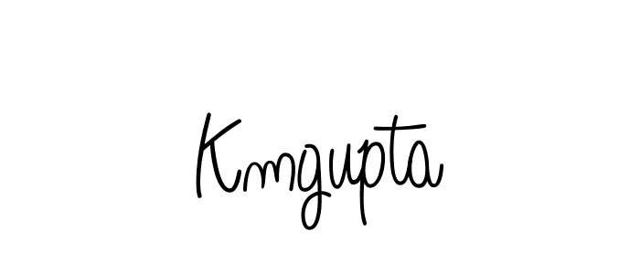 Use a signature maker to create a handwritten signature online. With this signature software, you can design (Angelique-Rose-font-FFP) your own signature for name Kmgupta. Kmgupta signature style 5 images and pictures png