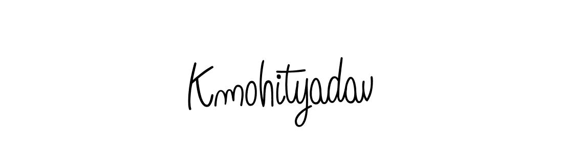 How to Draw Kmohityadav signature style? Angelique-Rose-font-FFP is a latest design signature styles for name Kmohityadav. Kmohityadav signature style 5 images and pictures png